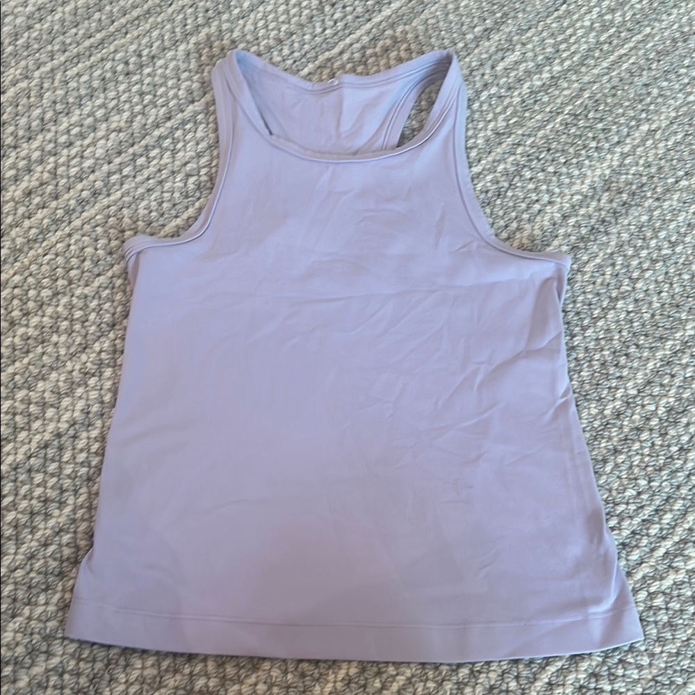 Lululemon Align Waist Length Purple Tank Top size 6